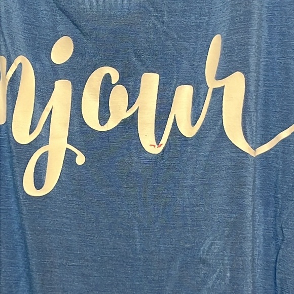 Soma Cool Nights Blue Tank Sleep Shirt - Picture 4 of 7